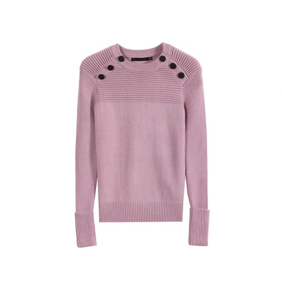 Portmans Double Button Knit Sweater - Picture 2 of 3